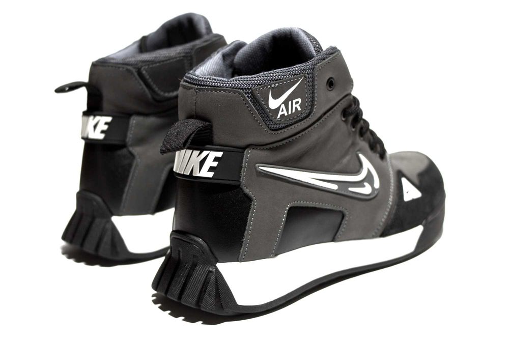 Зимові шкіряні кросівки Nike, черевики найк на хутрі. з 36 по 41р