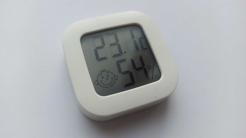 Цифровий електронний термометр, гігрометр з сенсором вологості