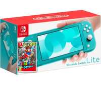 НОВА! Чохол в подарунок! Nintendo Switch Lite Turquoise +  Super Mario