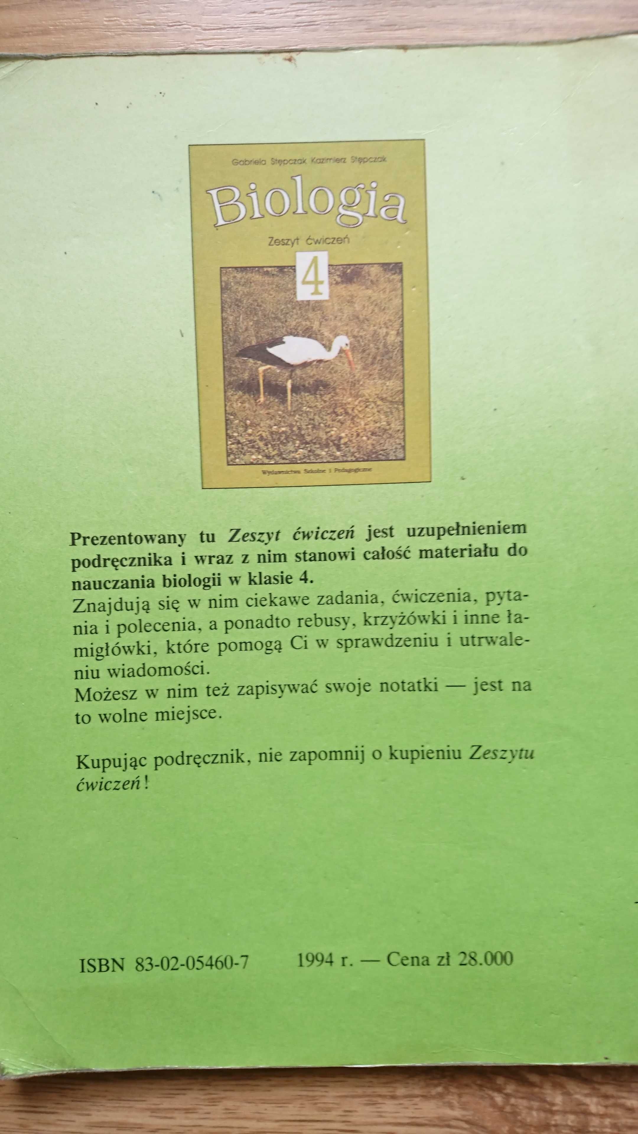 podręcznik biologia 4 Kazimierz Stępczak