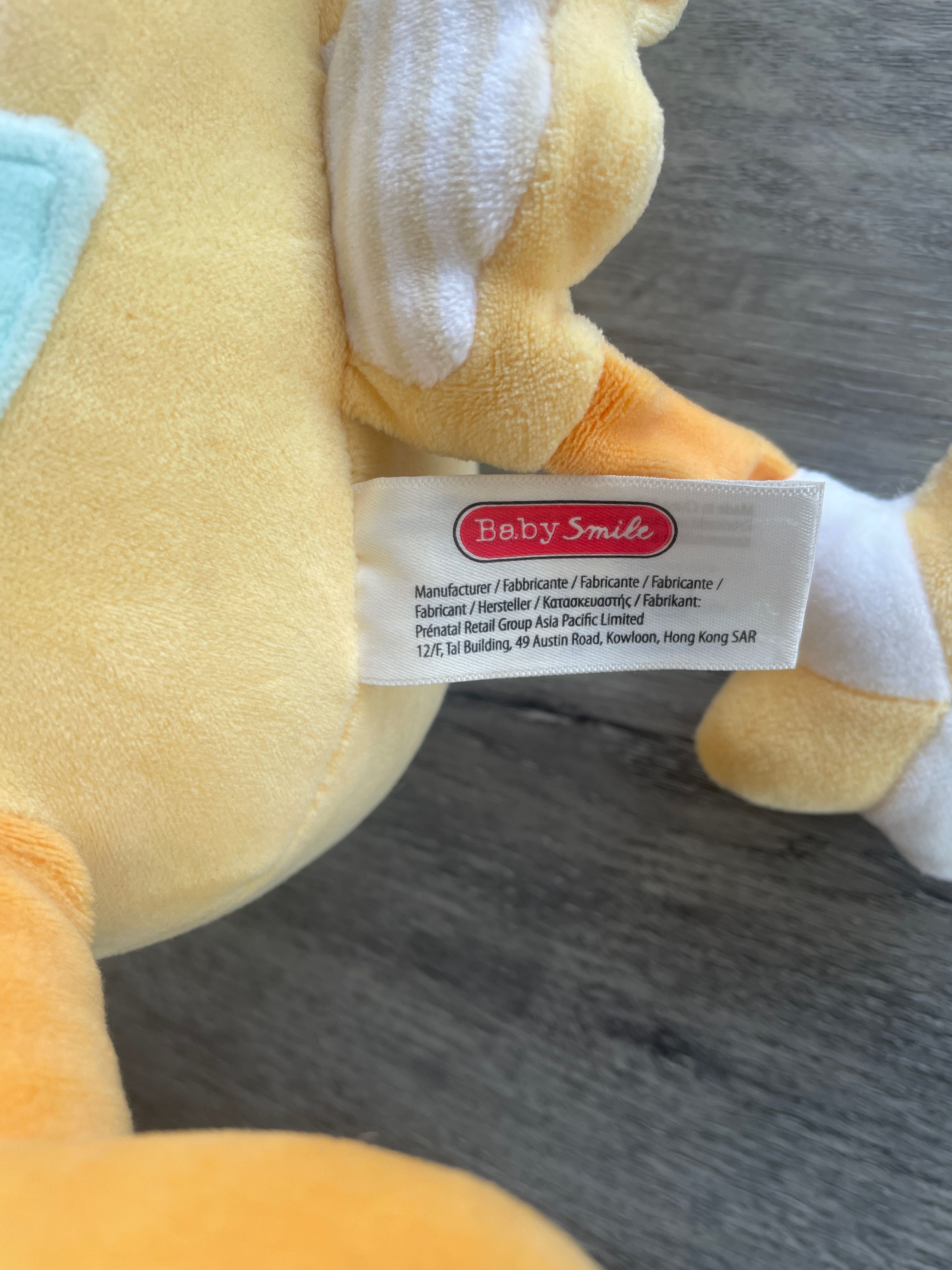 Baby Smile - Peluche pato multi-atividades
