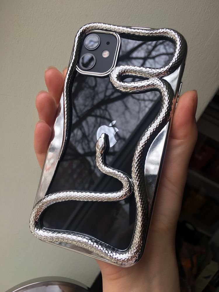 Стильний чохол чехол на айфон змія год змеи iphone 11 сase snake
