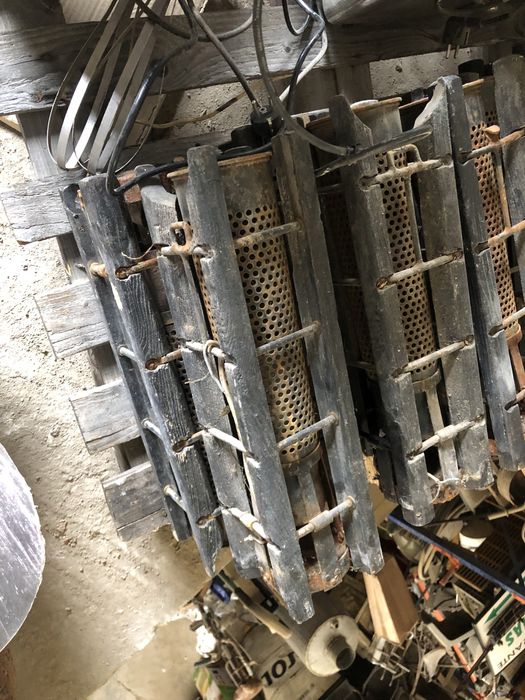 Granadas morteiros candeeiros