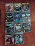 PS3 com jogos e comando
