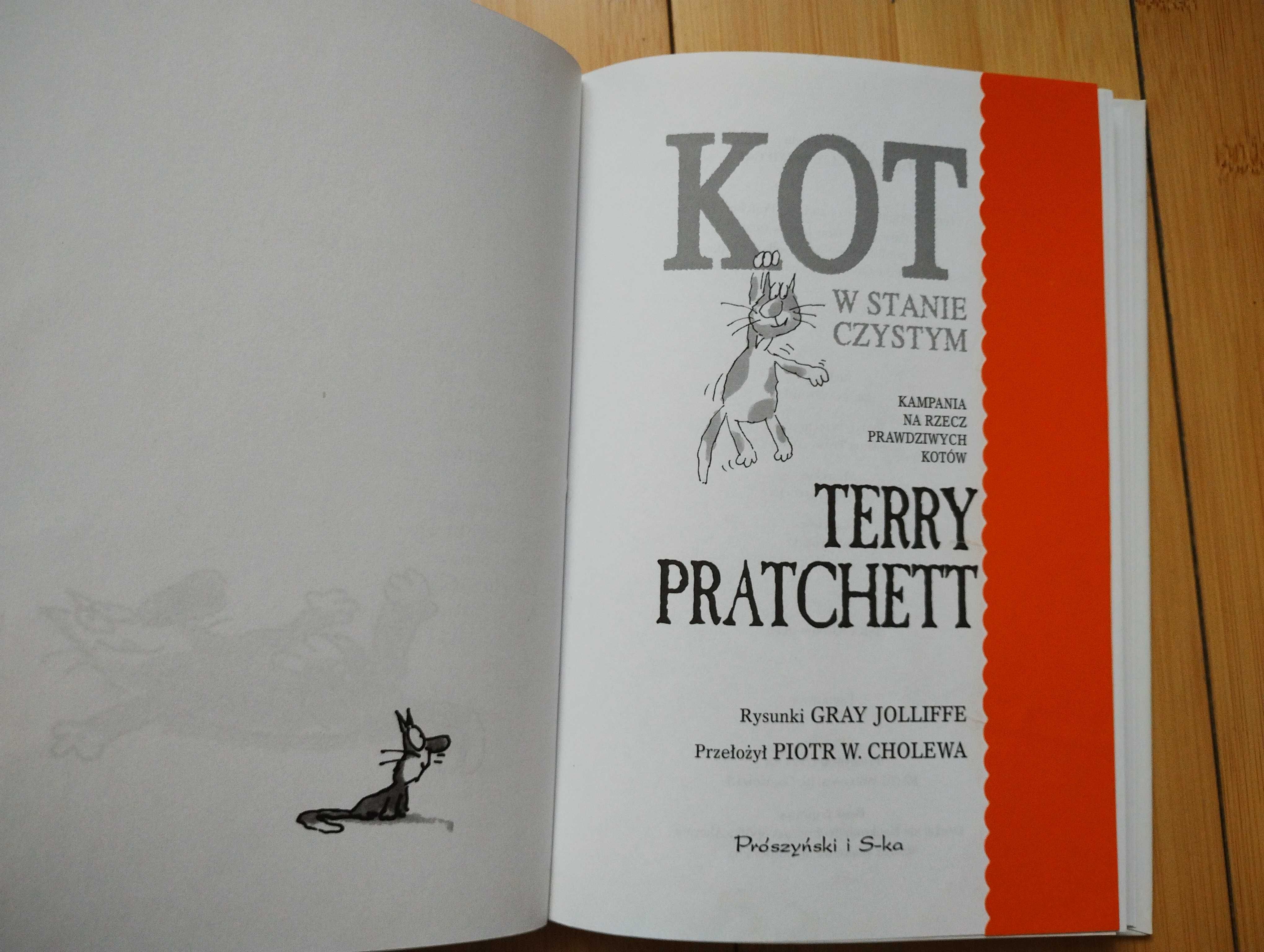 PRATCHETT Blask fantastyczny Piąty elefant Kapelusz pełen Kot w stanie