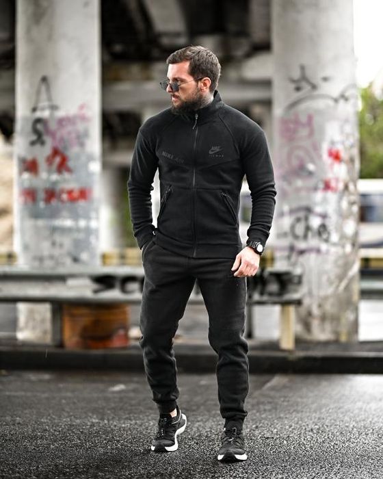Чоловічий флісовий спортивний костюм Nike/мужской спортивный костюм