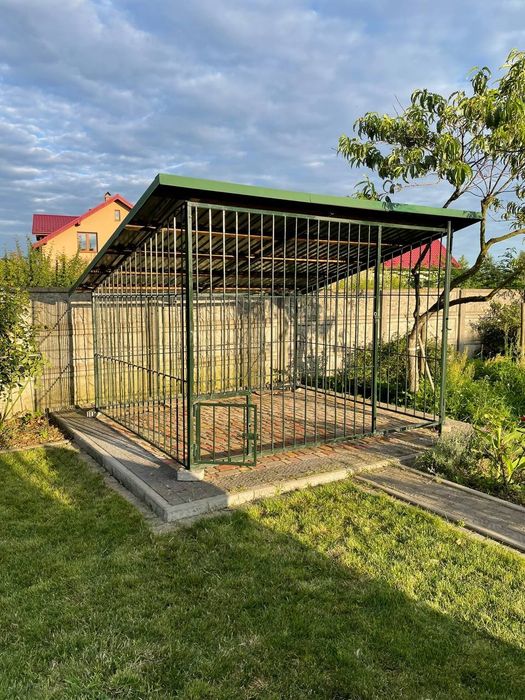 Фольєр для собаки + подарунок будиночок