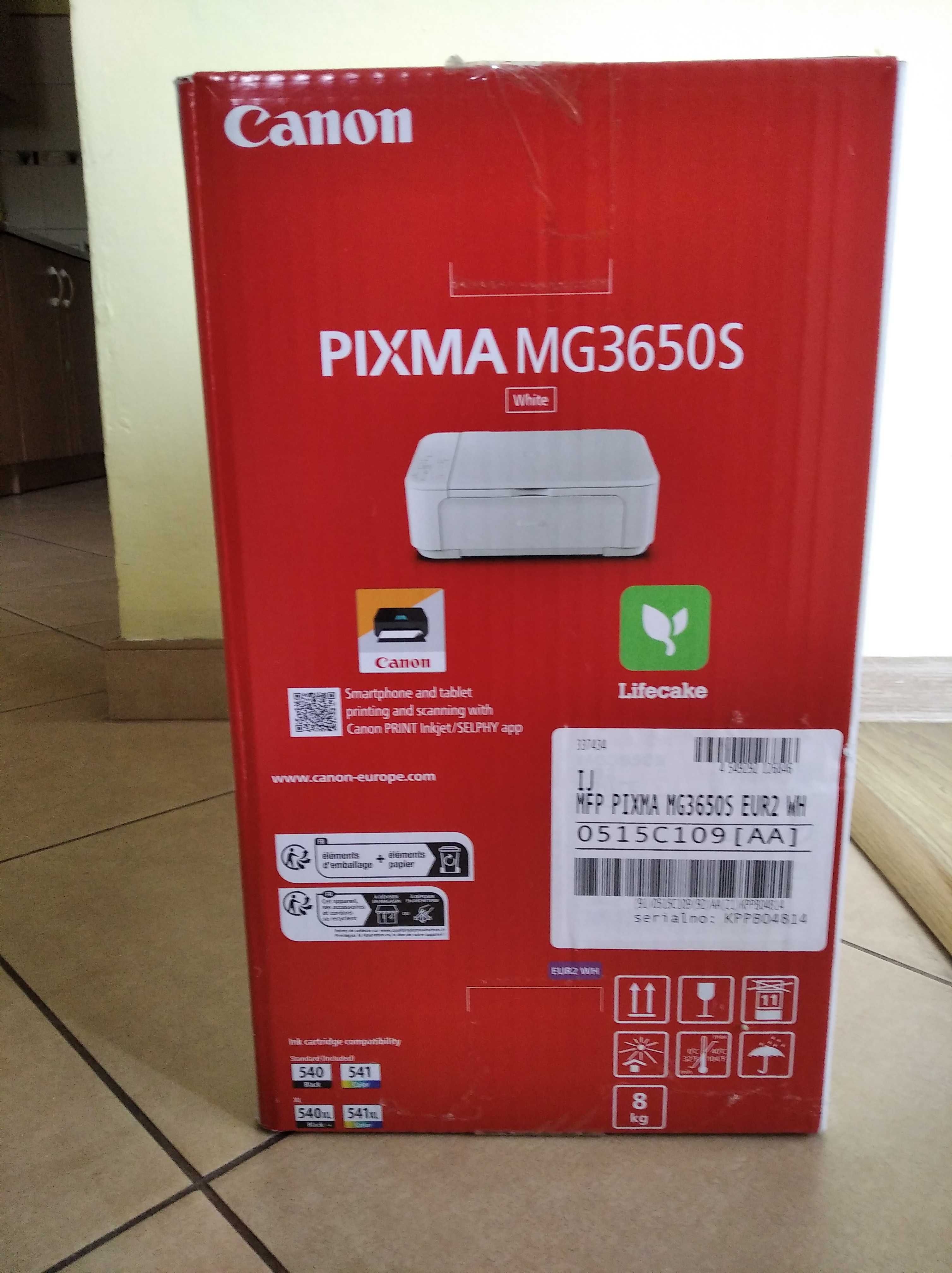 Urządzenie wielofunkcyjne atramentowe Pixma MG3650S  białe