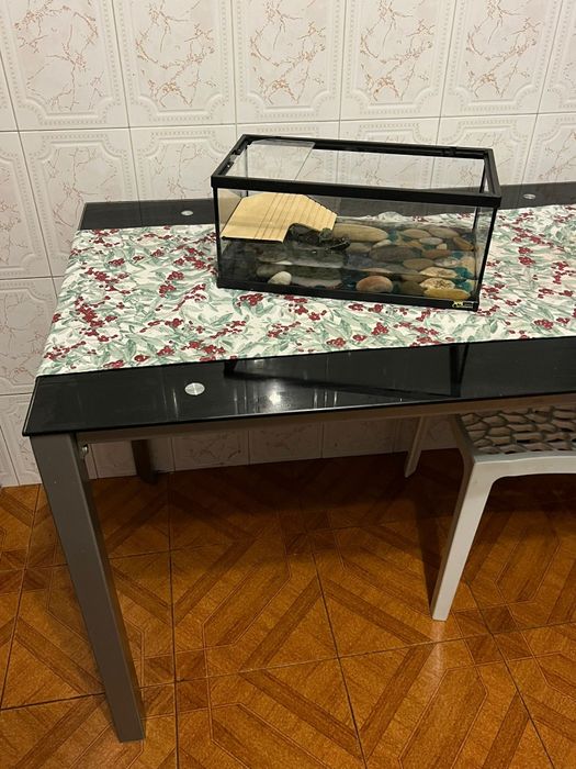 Mesa de cozinha vidro