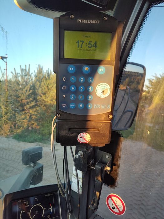 Ładowarka kołowa liebherr 556 waga pfreundt