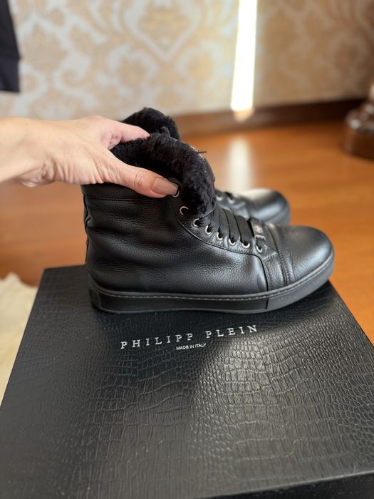 Шкіряні кеди Philip Plein,оригінал