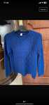 Camisola malha azul
