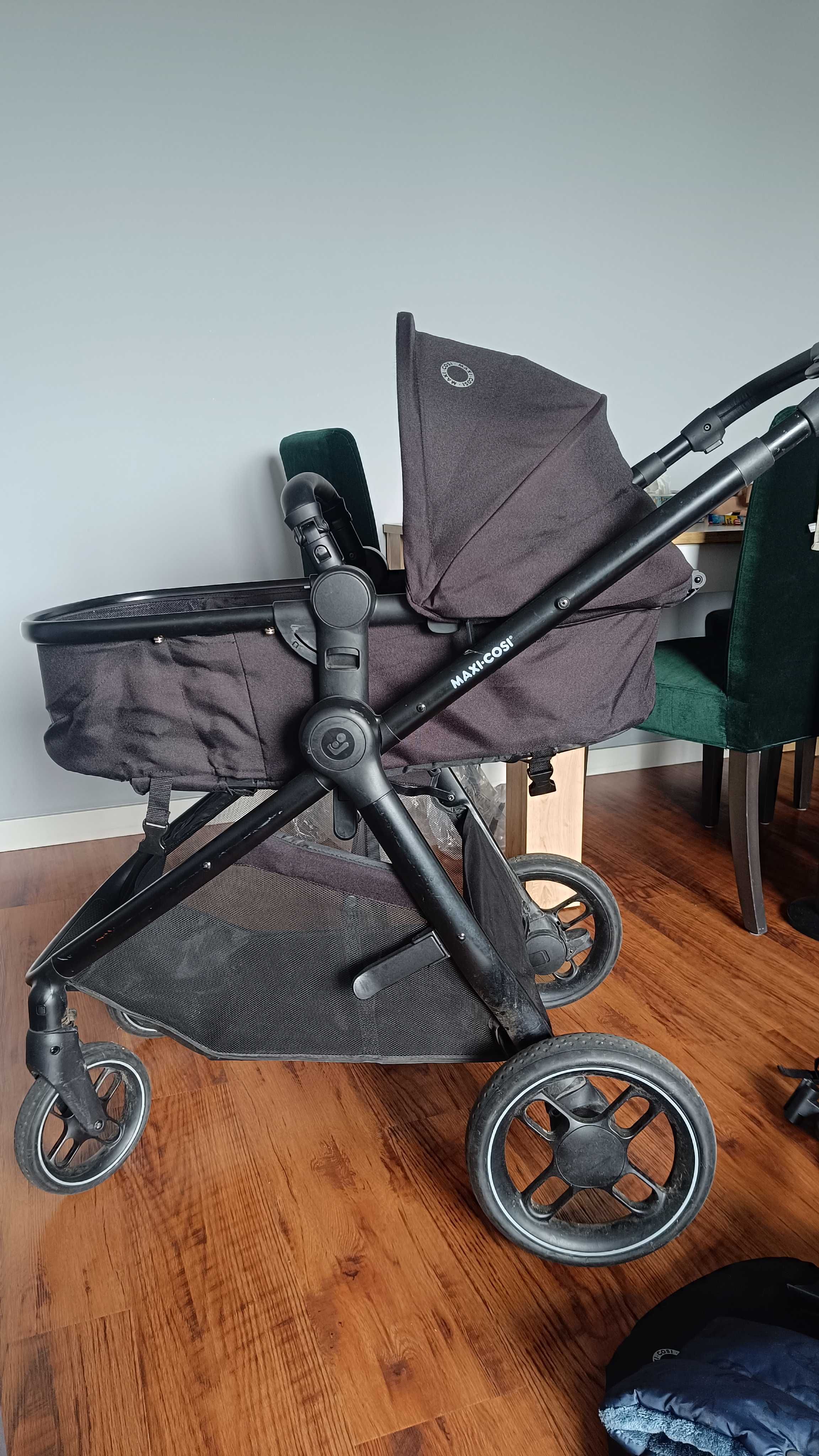 Wózek 2w1 Maxi Cosi Zelia3 + fotelik + baza + akcesoria