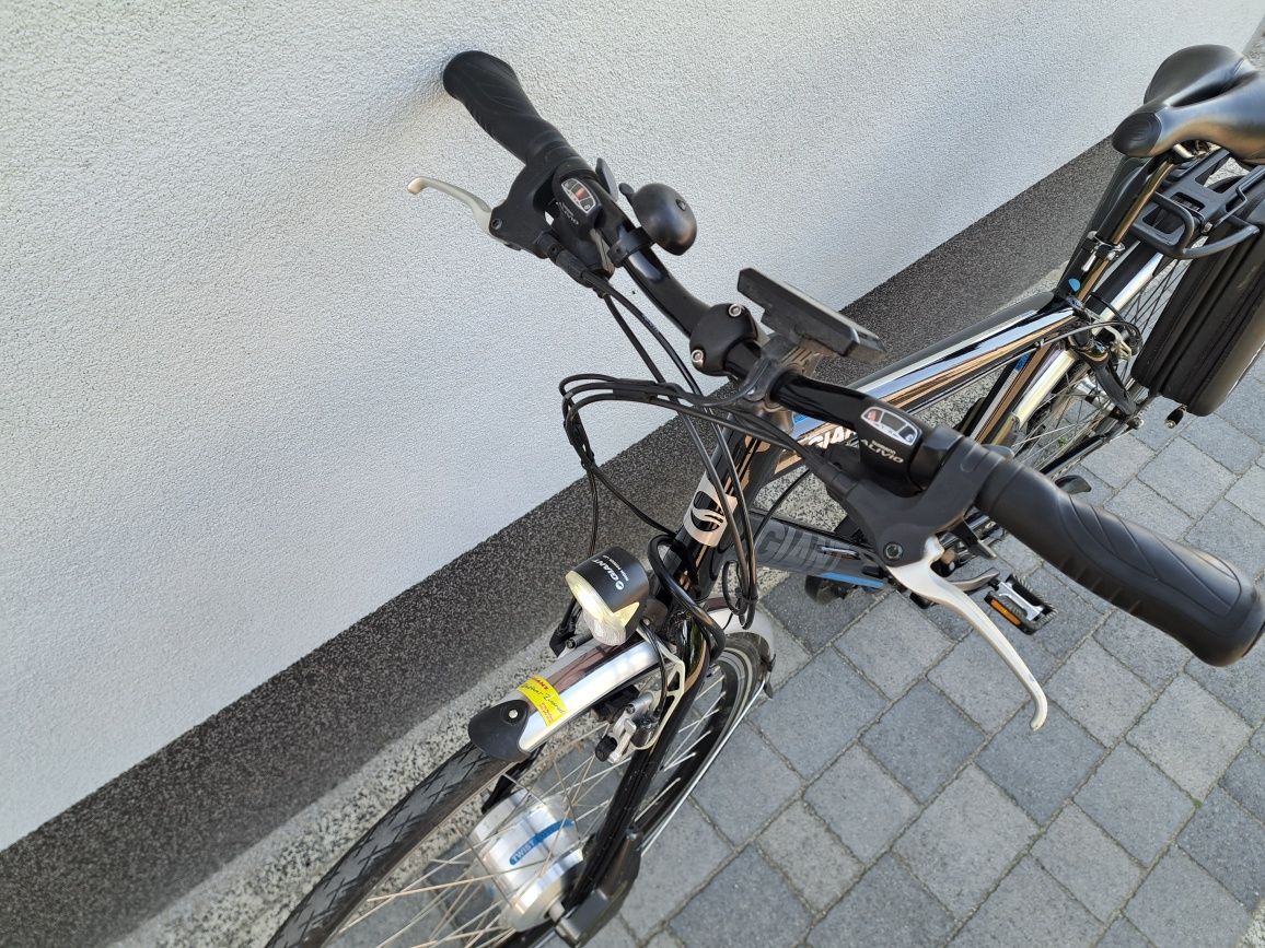 JAK NOWY Rower Elektryczny GIANT TWIST RS trekking Gazelle Deore 3x8 L