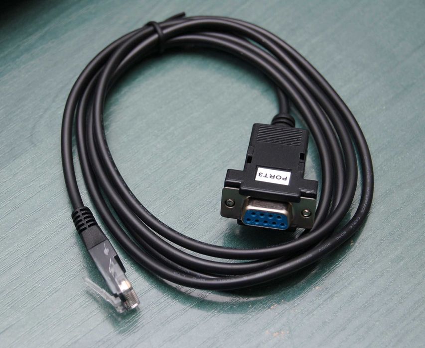 Кабель для передачі даних RJ45 to RS-232 (F) новий