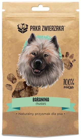 100% Baranina - zdrowy przysmak i nagroda dla psa Paka Zwierzaka 70g