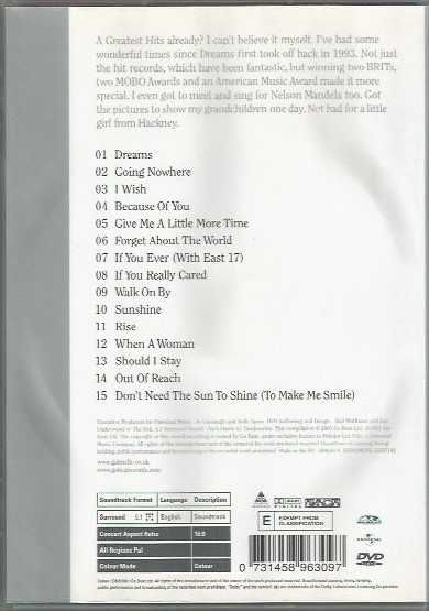 Gabrielle - Dreams Can Come True: Greatest Hits (DVD)