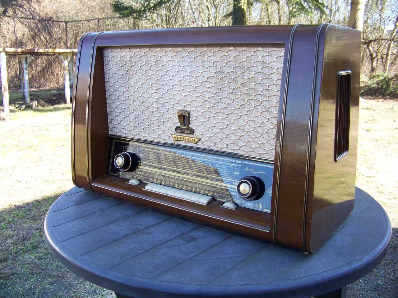Stare radio lampowe Neckermann Luxus-Syntektor 111/27 Sprawne!