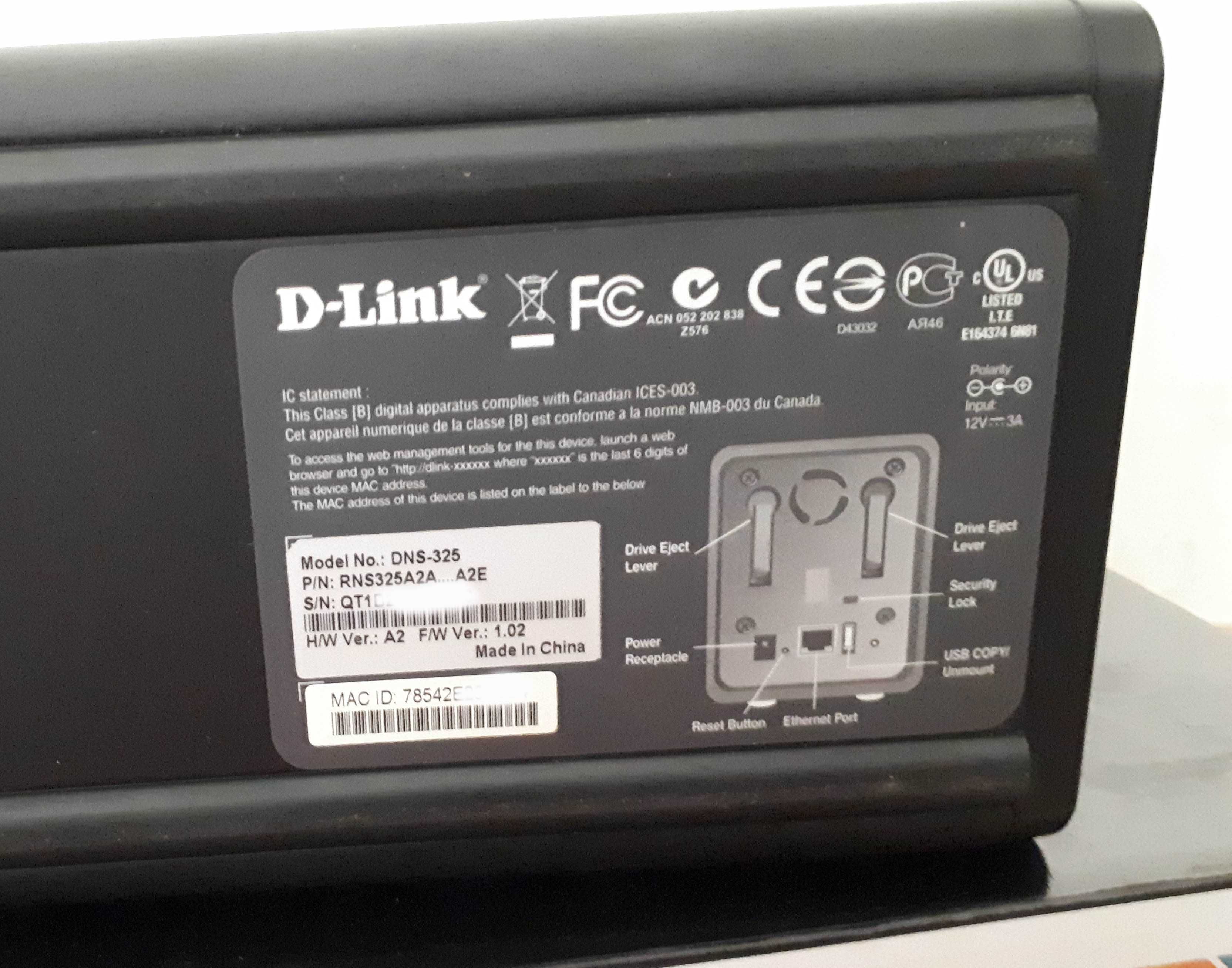 NAS Dlink DNS-325