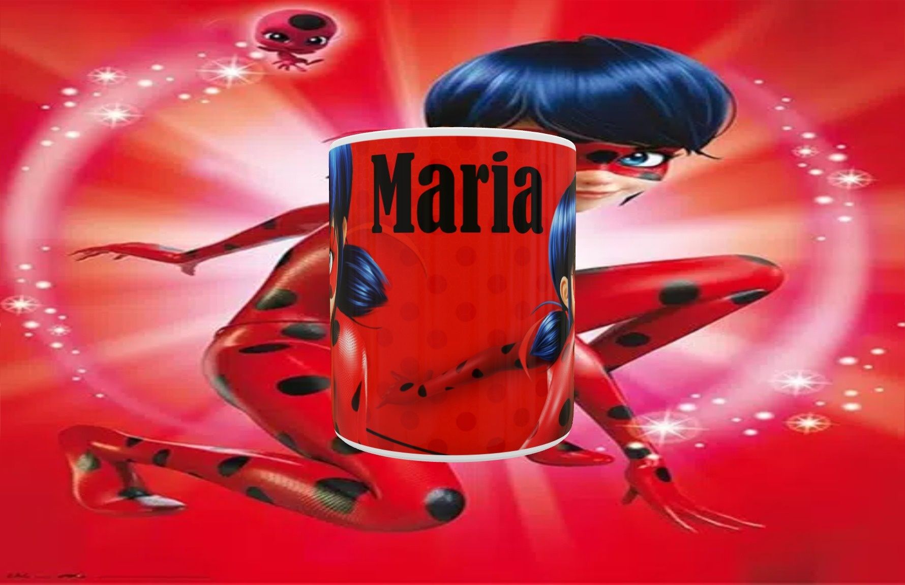 Caneca Lady Bug Personalizada