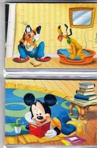 Myszka Miki-zestaw puzzli z niespodzianek wersja Myszka w domu.