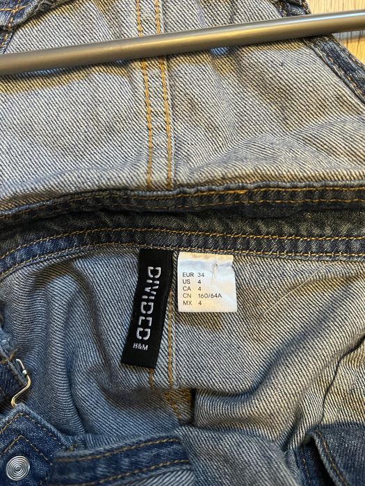 Ogrodniczki ze spódnicą damskie 34