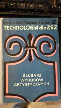 Ślusarz wyrobów artystycznych+Rysunek zawodowy ślusarza. Dwie książki.