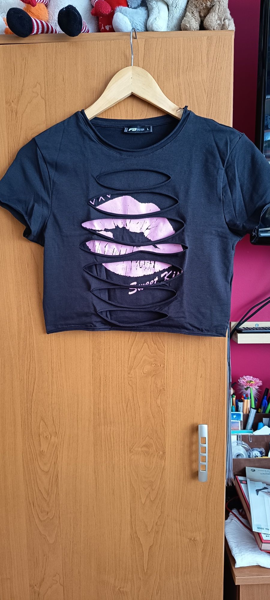 Ciemny top damski