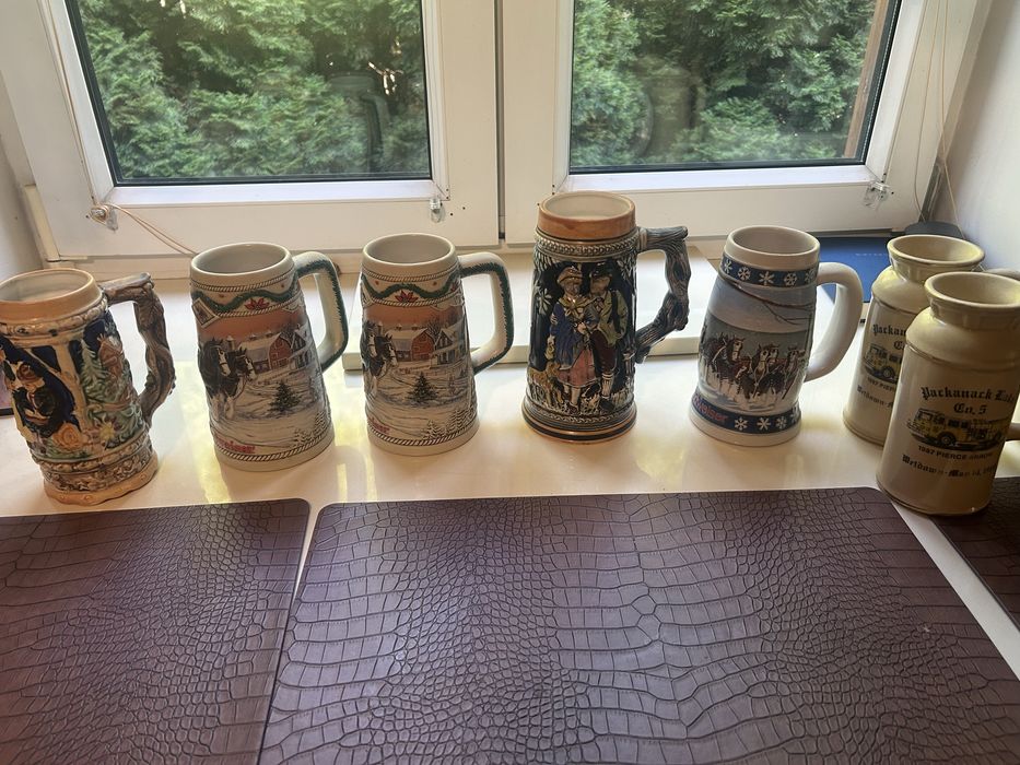 Kufle ceramiczne 7 sztuk , 5 roznych