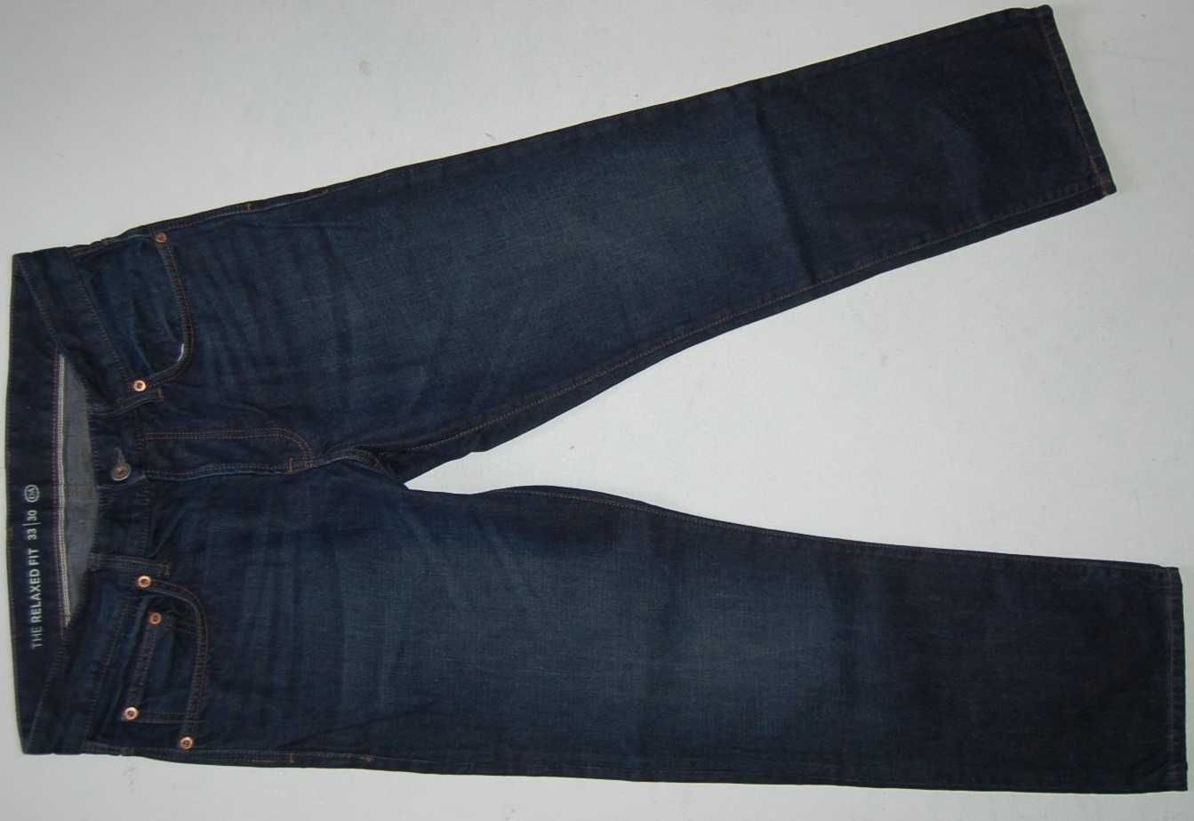 C and A the relaxed W33 L30 pas 88 jeansy męskie stretch proste