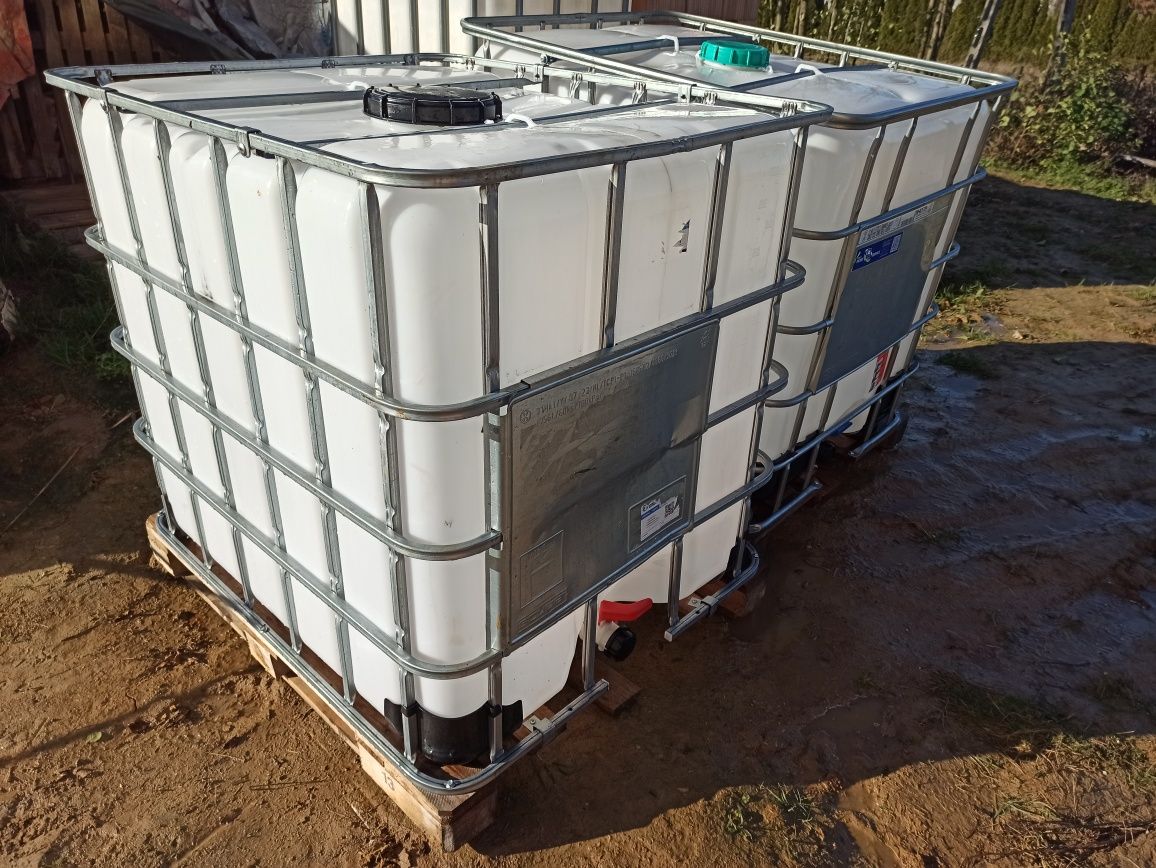Zbiorniki 1000l mauzer dpl pojemnik budowa