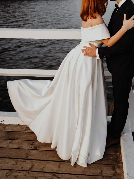 Suknia ślubna Gabbiano Barcelona + kolczyki gratis