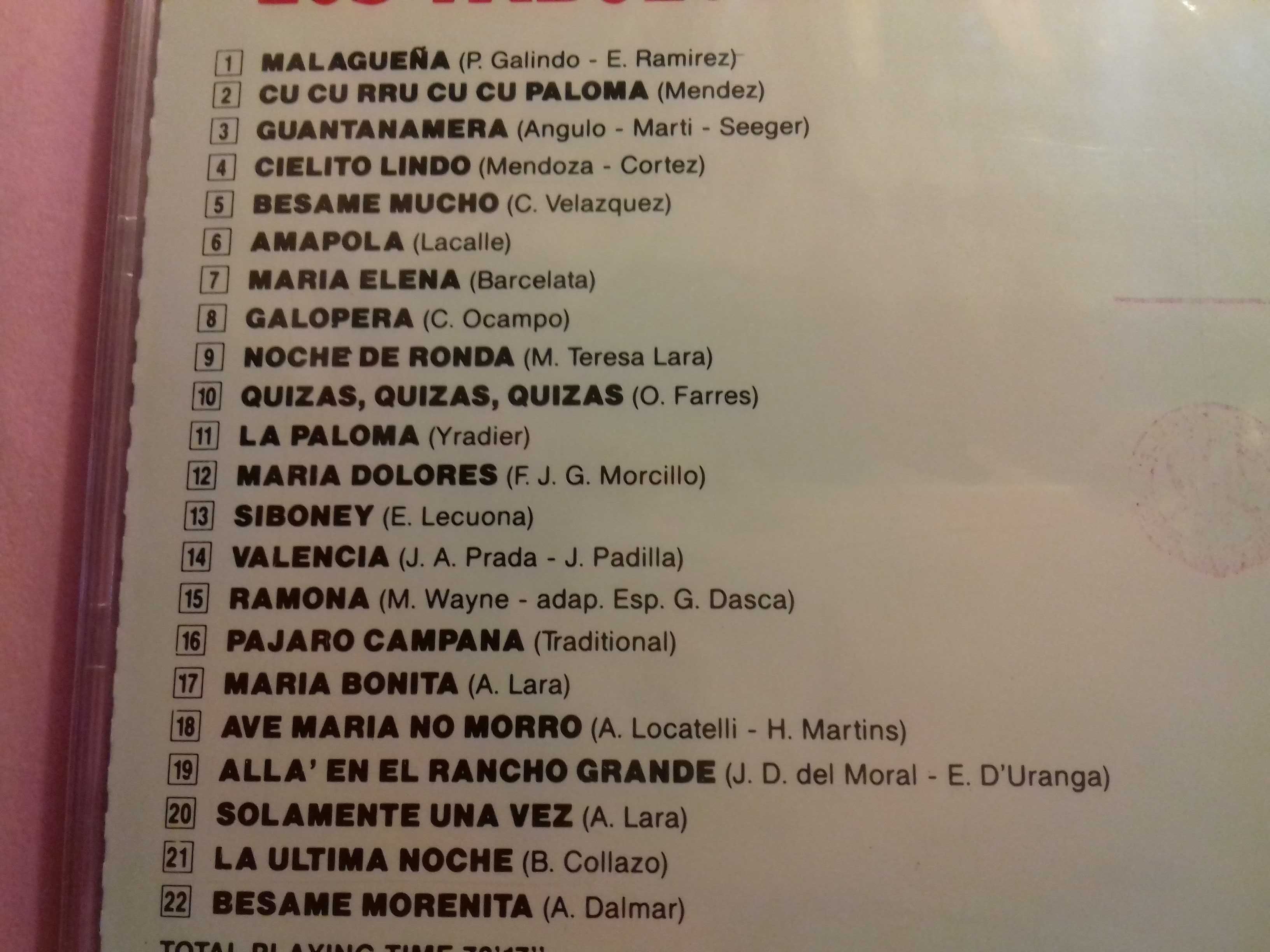 Los Fabulosos 3 Paraguayos CD