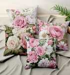4 poszewki na poduszki w róże romantic print shabby chic english home
