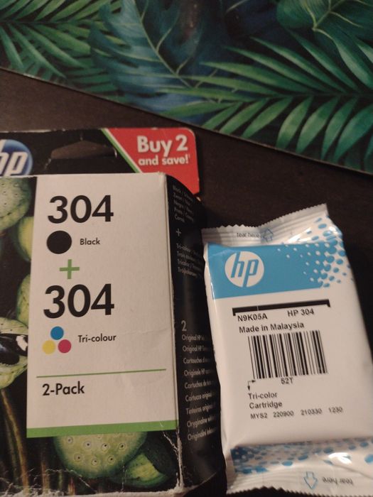 Tusz oryginalny kolorowy 304 hp