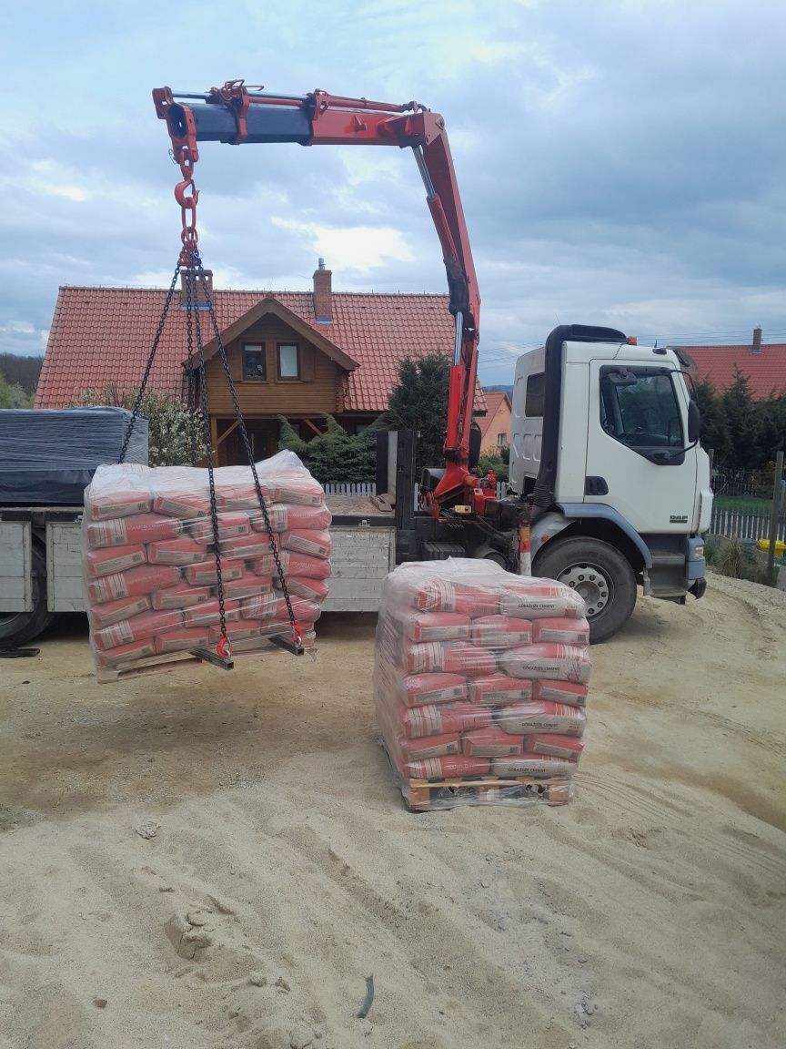 Uslugi Transportowe  hds dźwig