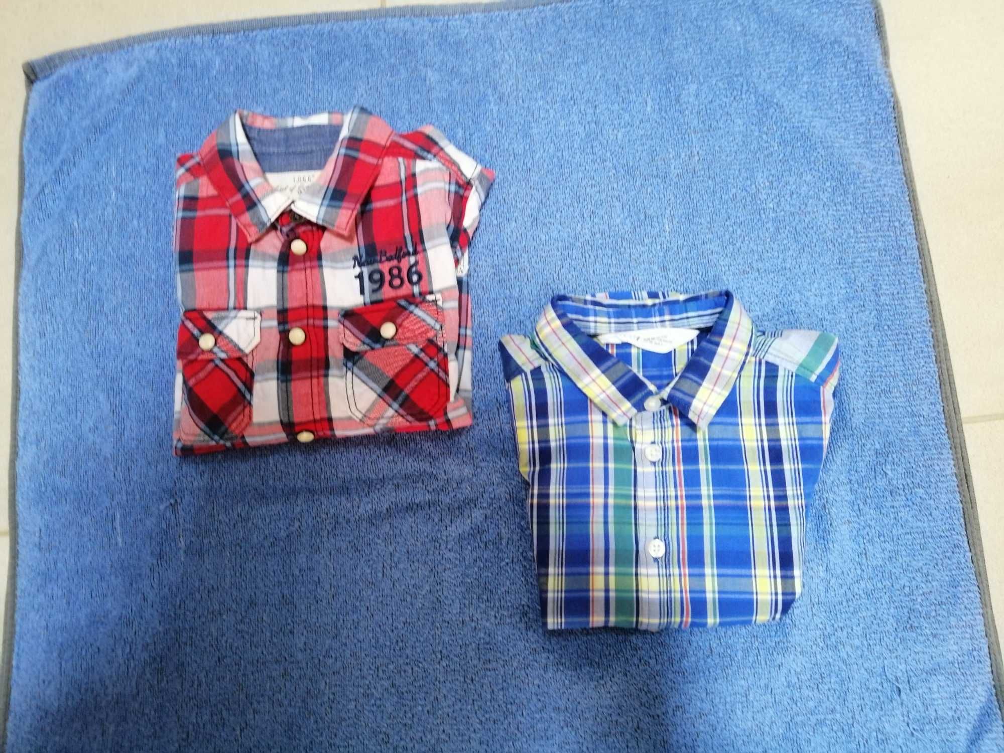 2 camisas manga curta, H&M, 24-36 meses