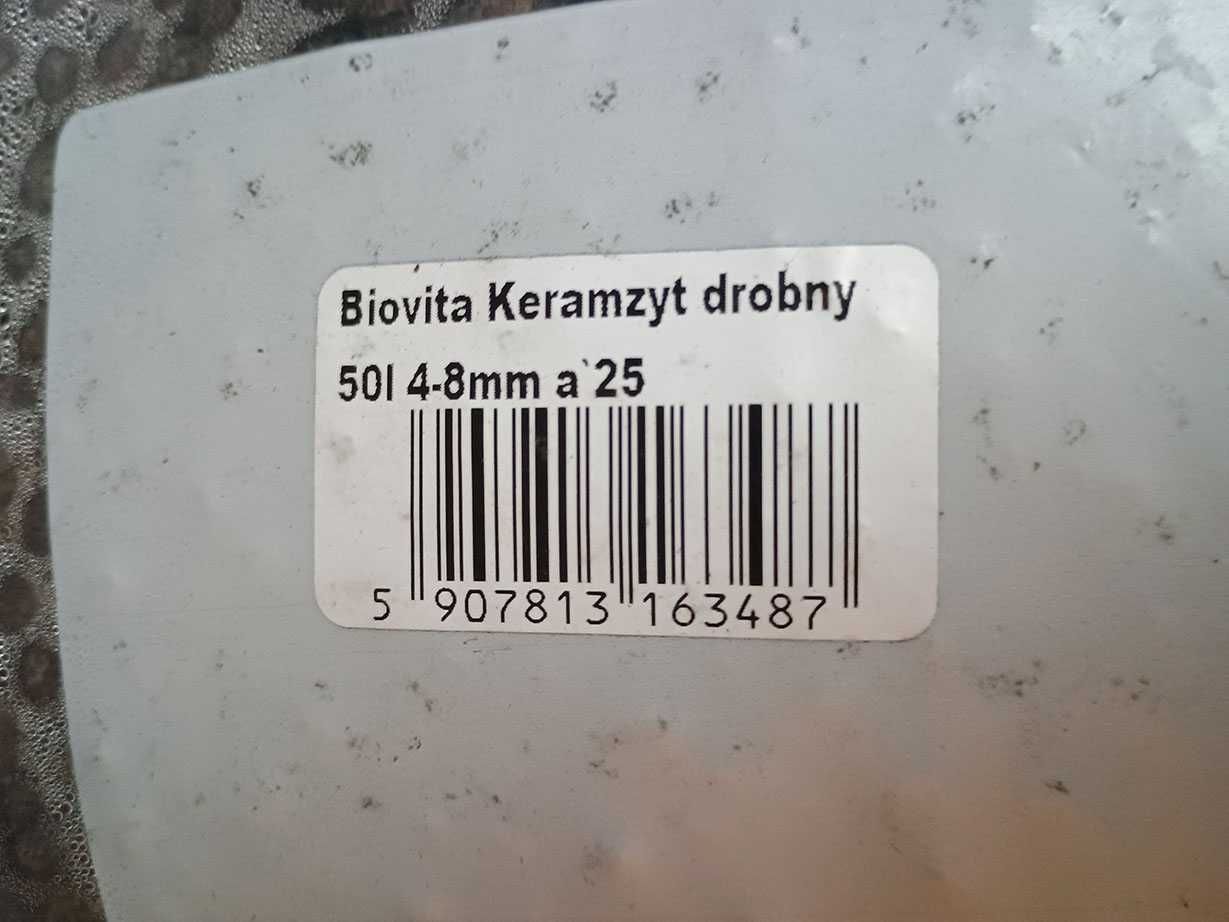 Biovita Keramzyt drobny 4-8mm 50 litrów nowy