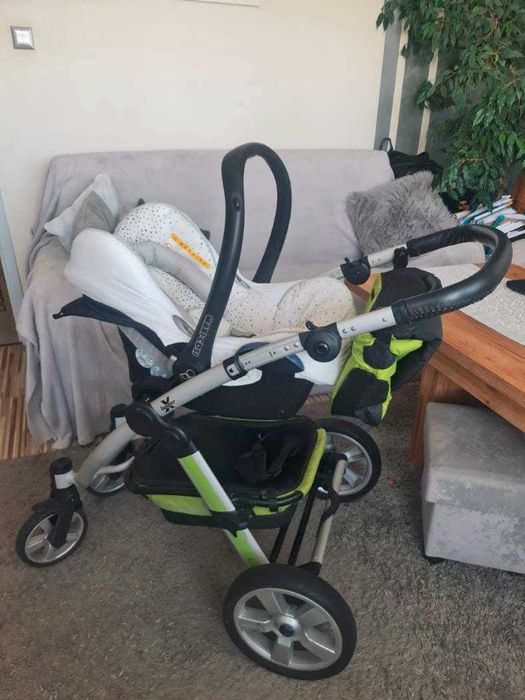 Zestaw 3w1 wózek X-Lander XQ 2w1 + nosidełko maxi-cosi z bazą easyFIX