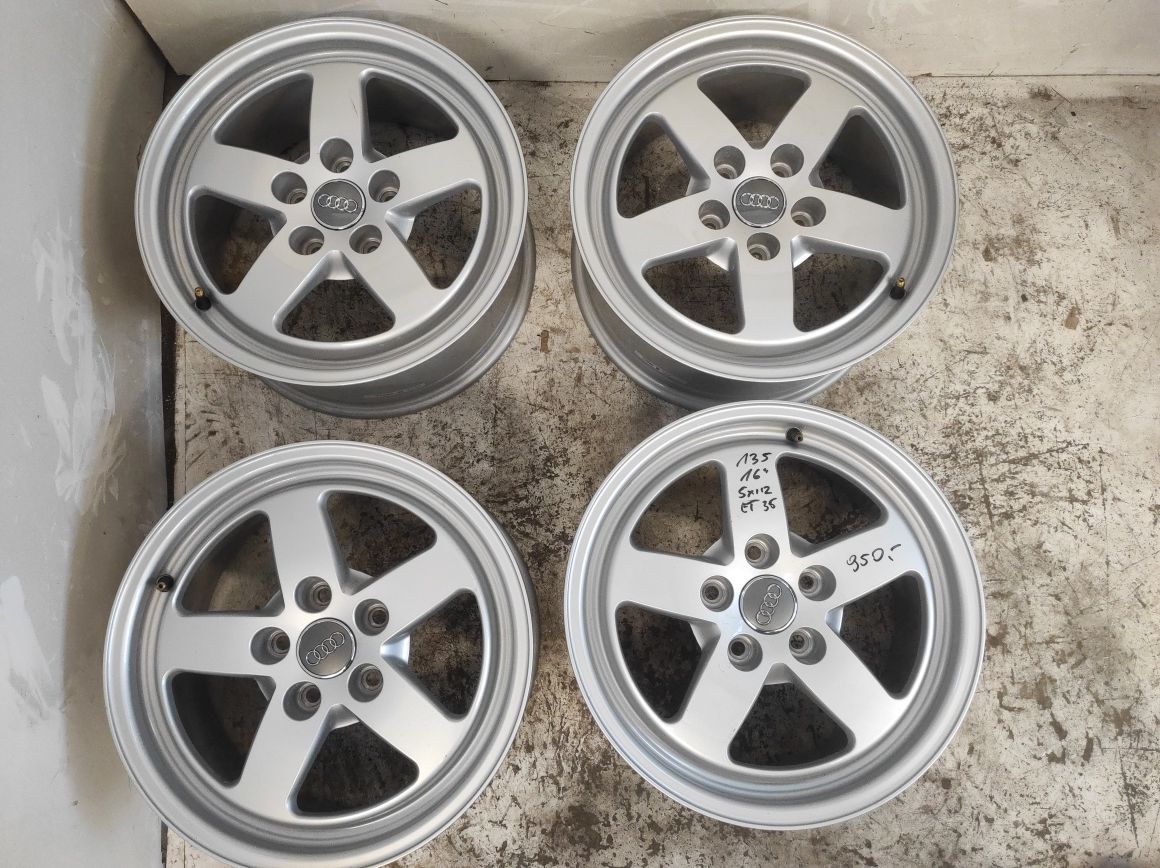 135 Felgi aluminiowe ORYGINAŁ AUDI R 16 5x112 Bardzo Ładne