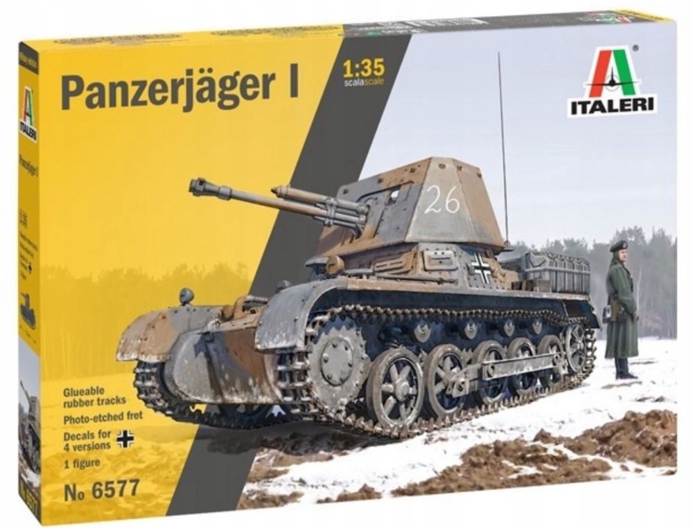 Czołg Panzerjager I model 1:35  Italeri 6577