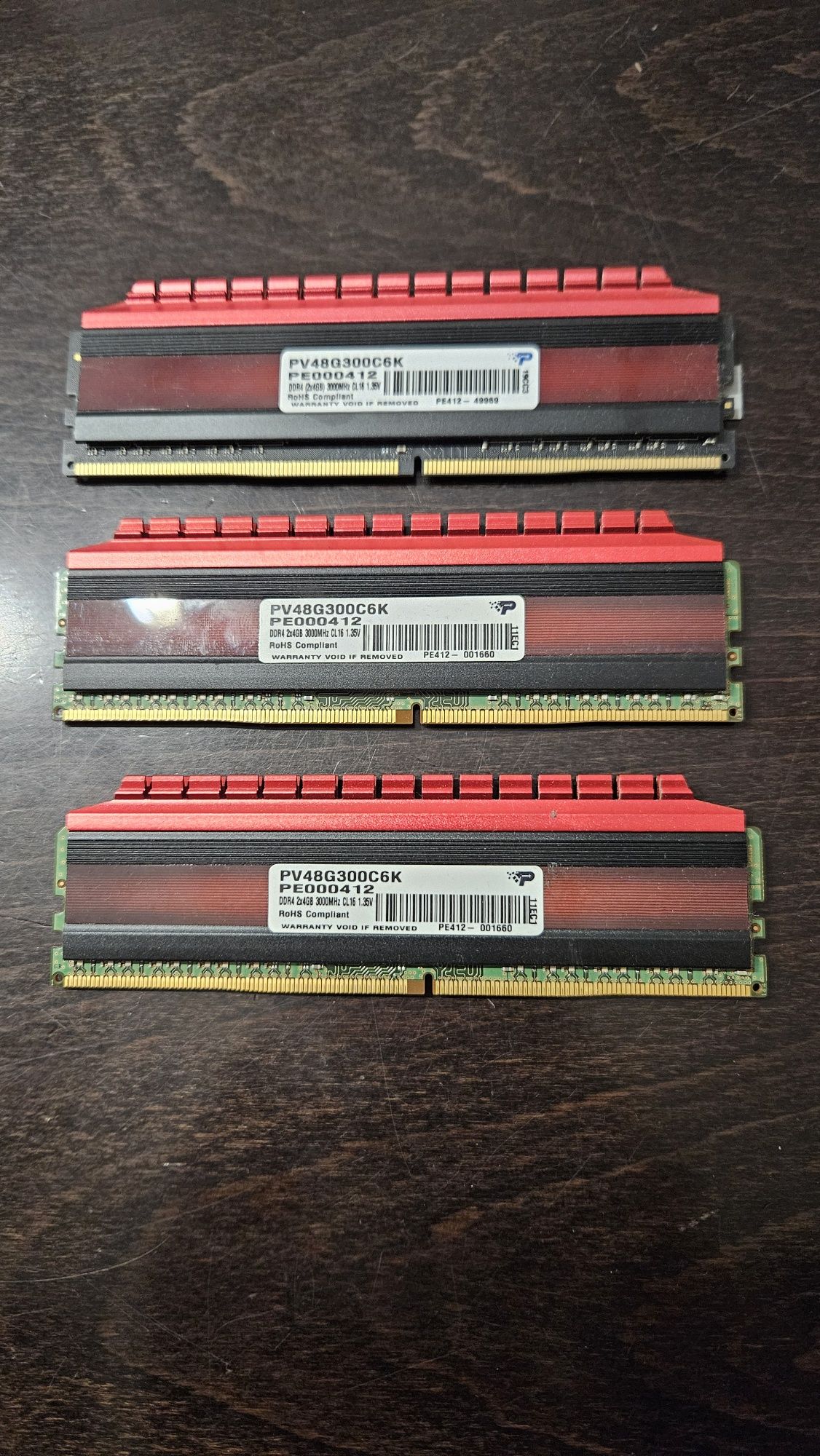 RAM DDR4 12GB (3 x 4GB)