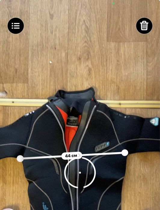 гидрокостюм Waterproof W1 толщиной 5 мм.  Размер С