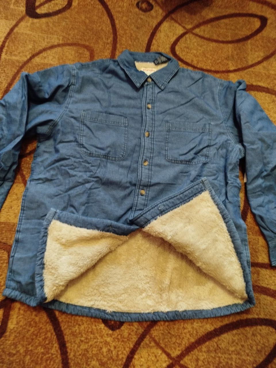 Куртка- рубашка WRANGLER sherpa  L оригинал