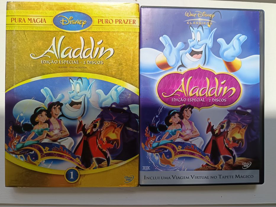 DVD Disney edição especial 2 DVDs Aladdin