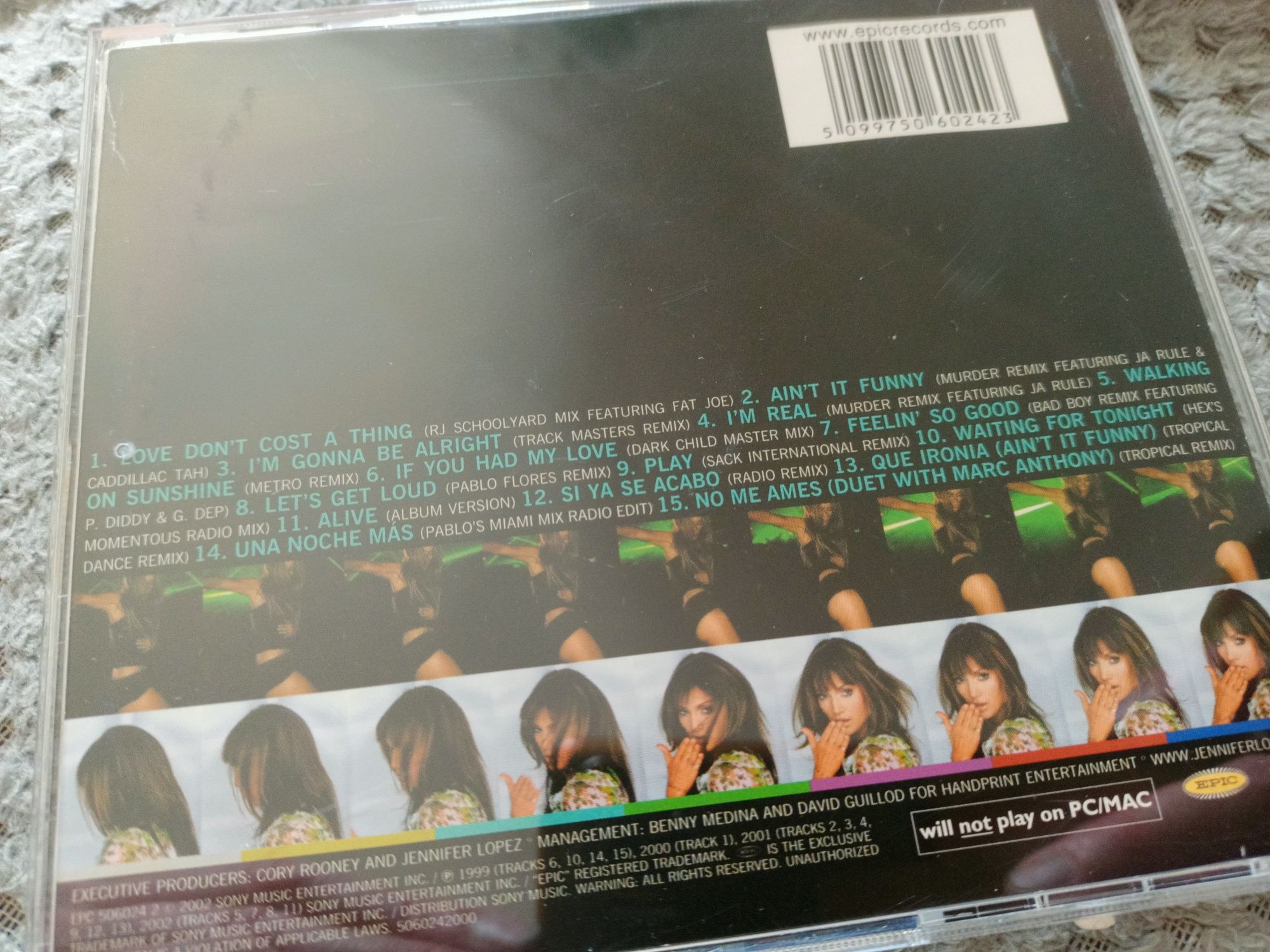 J.Lo - J To Tha L-O! (The Remixes) (CD, Comp, Copy Prot.)(vg-)