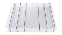 Poliwęglan komorowy 10 mm bezbarwny, 1 m², UV