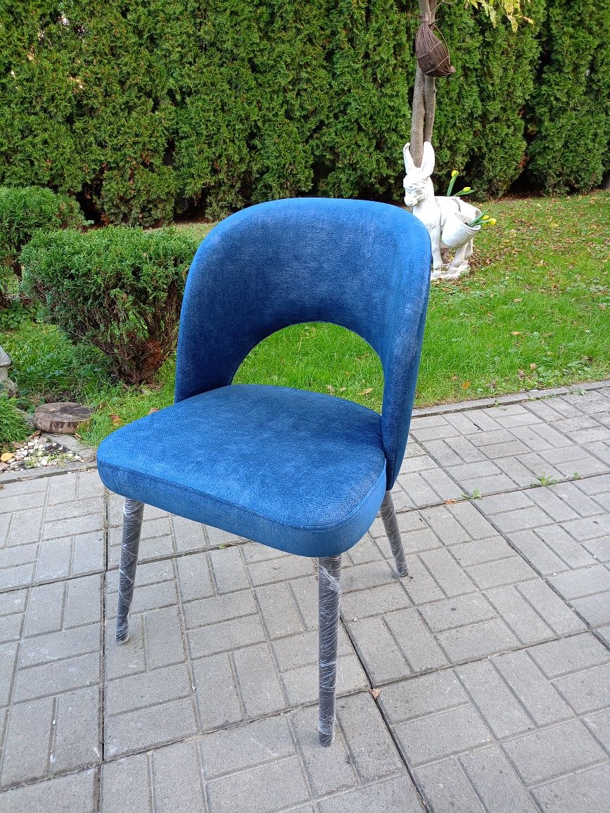 Krzesło,krzesła, hokery drewniane, do salonu ,loft, tapicerowane nowe