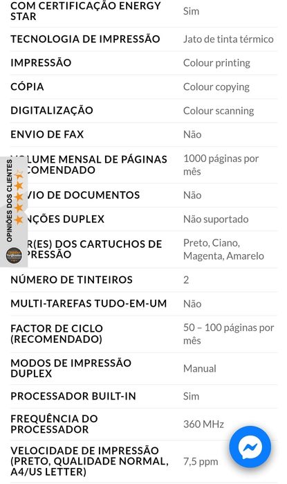 Impressora hp deskjet 2633