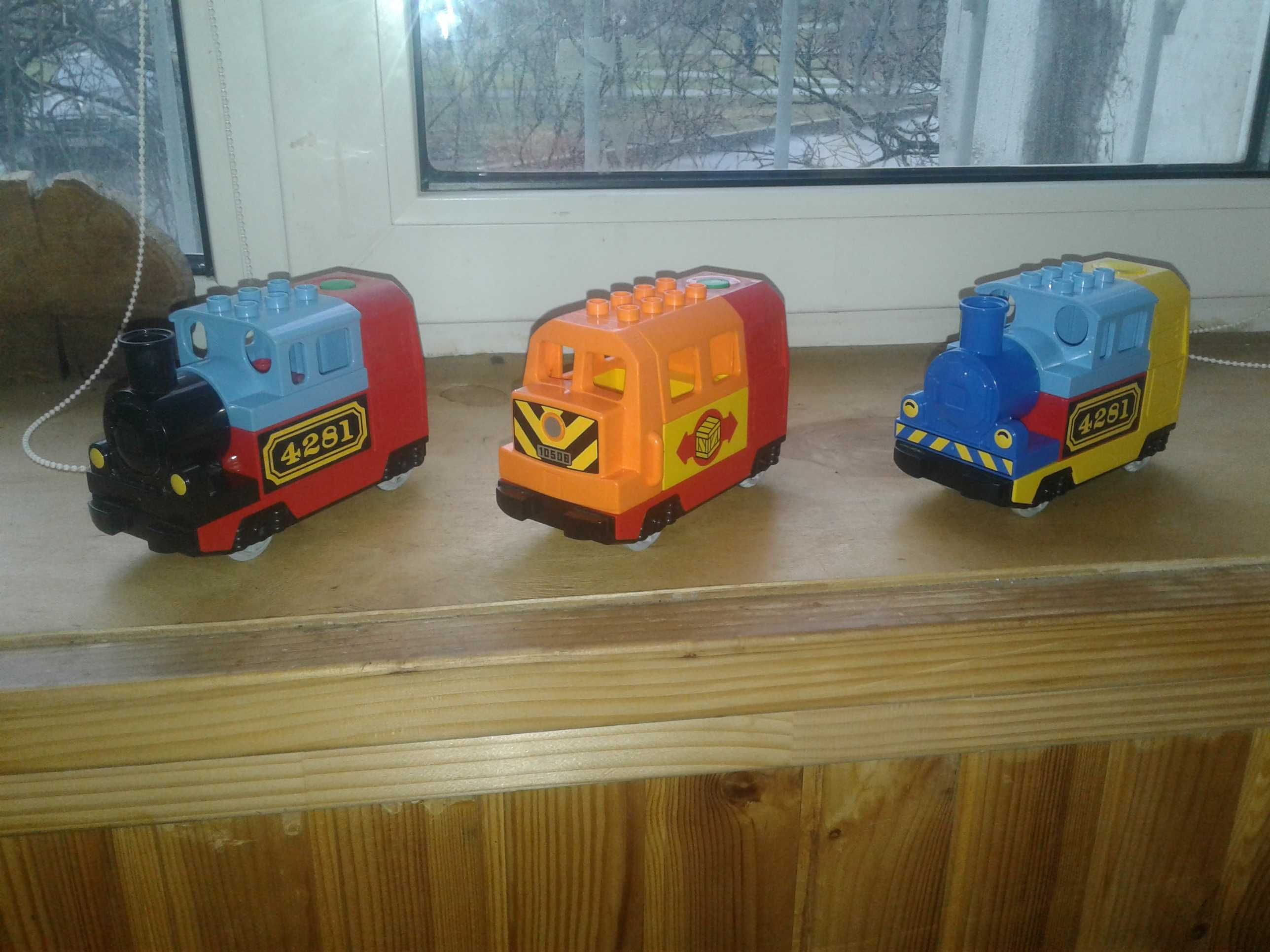 Паровозик дитячий потяг поїзд для Lego duplo